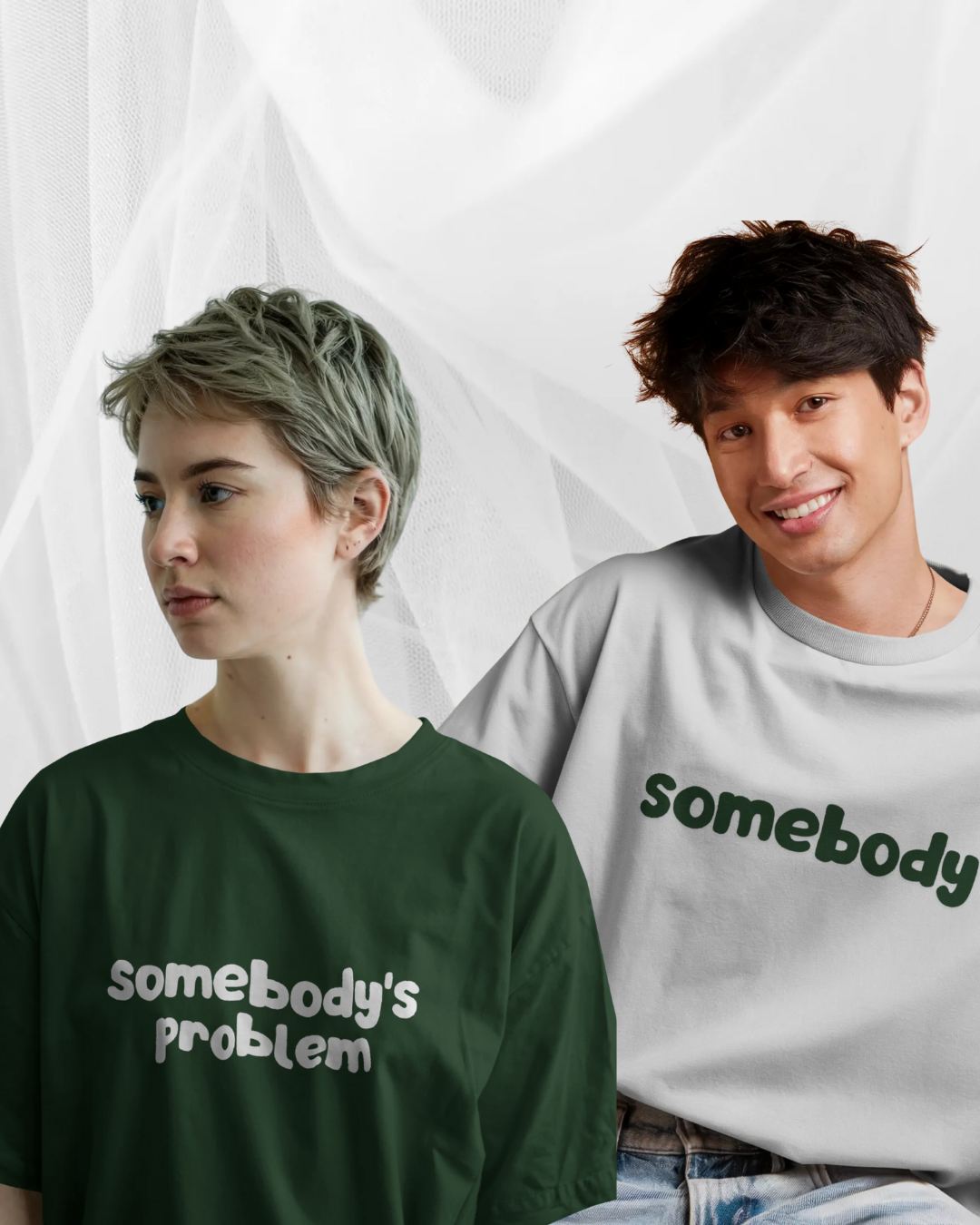 Somebody's Problem x Somebody Oversized T-shirt Combo