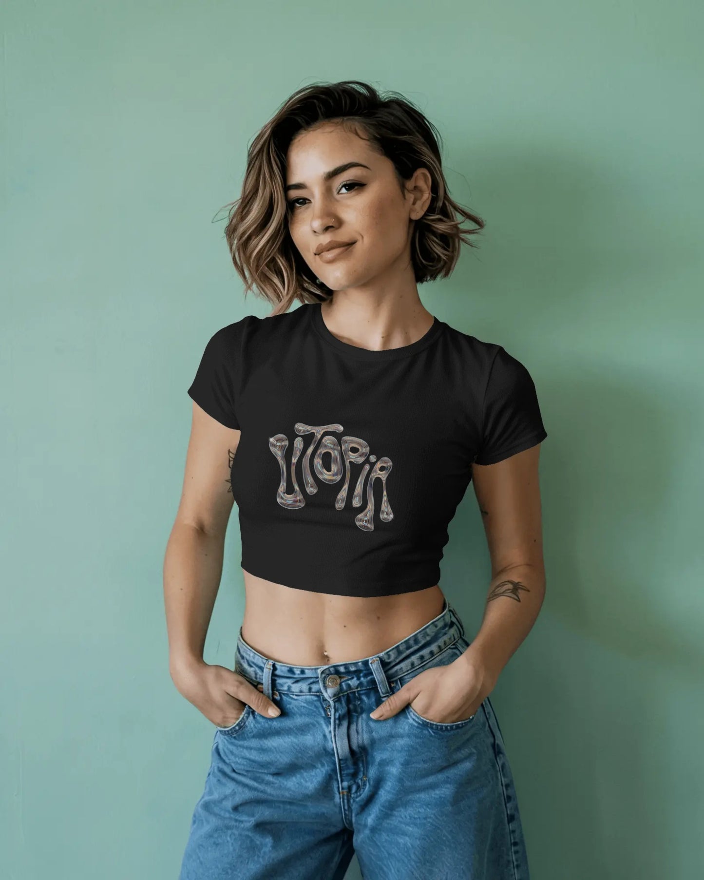 Travis Scott Crop Top - Utopia