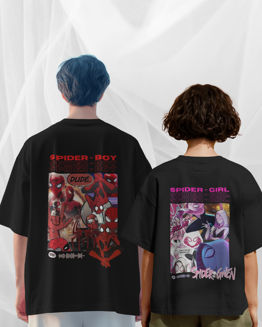 Spiderman x Gwen Oversized Tshirt Combo