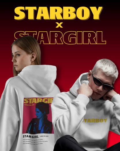 Starboy x Stargirl Oversized Hoodie Combo