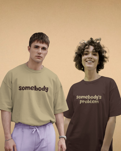 Somebody's Problem x Somebody Oversized T-shirt Combo