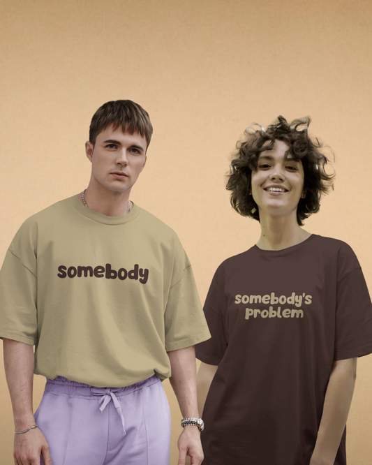 Somebody's Problem x Somebody Oversized T-shirt Combo