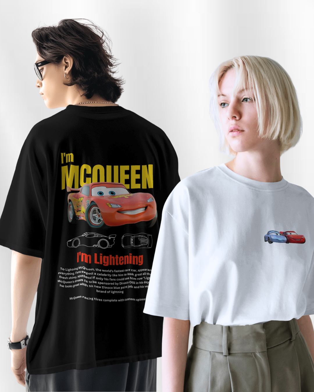 McQueen & Sally Oversized T-shirt Combo