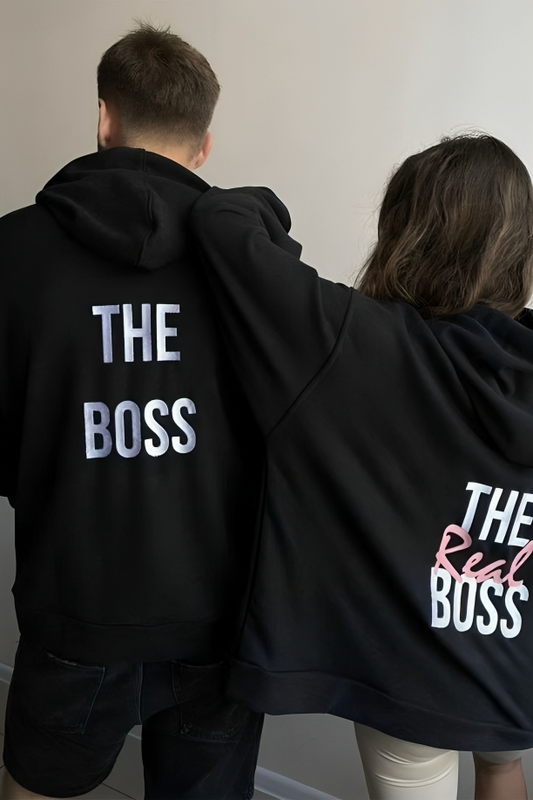 The Boss & The Real Boss Oversized Hoodie Combo