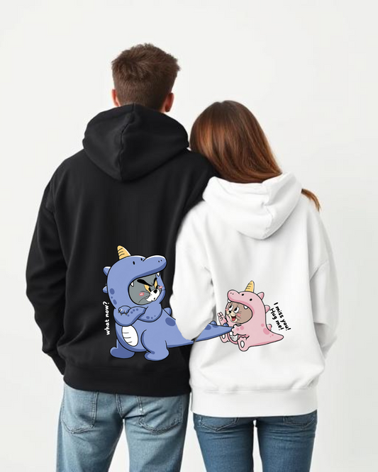 Tom & Jerry Oversized Hoodie Combo