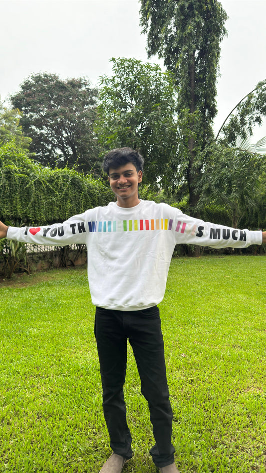 I LOVE YOU SM - Oversized Sweatshirt
