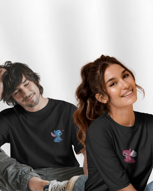 Angel & Stitch Oversized Tees