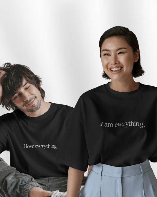 I love everything - Oversized T-shirt Combo